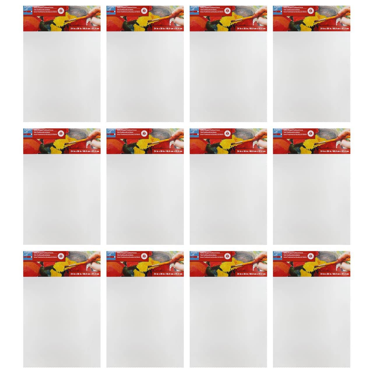 12 Pack: Level 2 Gallery Wrapped Traditional Canvas by Artist's Loft®